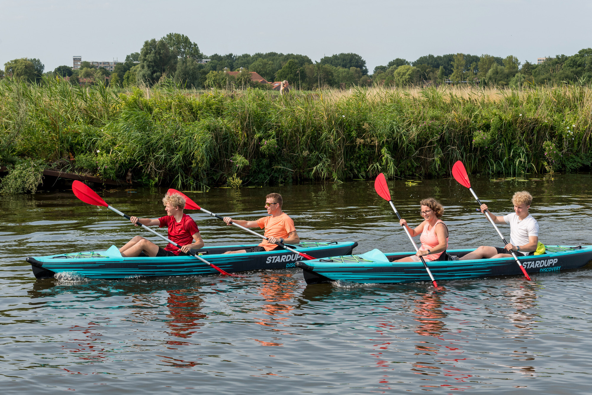 Kanotochten door de stad en de natuur! 